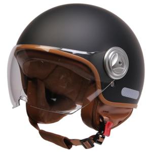 Retro Open Face Motorcycle Helmet for Adults