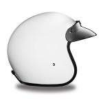 Daytona Hi-Gloss White Cruiser Motorcycle Helmet