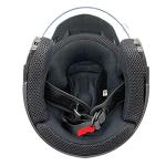 MMG Model 20 Open Face Motorcycle Helmet - Matte Black