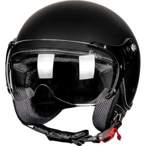 Yesmotor Retro Open Face 3/4 Motorcycle Helmet