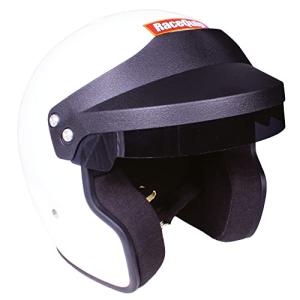 RaceQuip Open Face Helmet Snell SA-2020 Gloss White