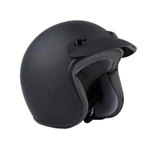 TCMT Adult 3/4 Open Face Motorcycle Helmet