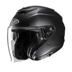 HJC i31 Open Face Motorcycle Helmet - Large Black