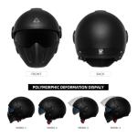 TRIANGLE Full Face Motorcycle Helmet with Dual Visor