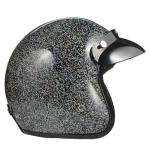 Harssidanzar Retro 3/4 Open Face Motorcycle Helmet