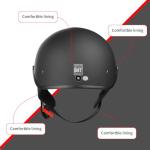 DOT Approved Retro Half Face Motorcycle Helmet
