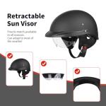 DOT Approved Retro Half Face Motorcycle Helmet