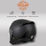 Milwaukee MPH9805DOT 'Shift' Matte Black 3/4 Helmet