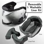 VCAN V88 3/4 Open Face Motorcycle Helmet