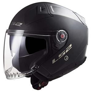 LS2 Matte Black Open Face Infinity II Helmet