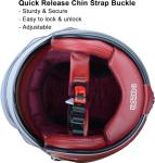 DOT Approved Open Face Motorcycle Helmet with Dual Visors