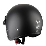 1Storm Open Face Helmet with Tinted Goggles Bundle