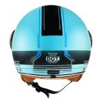 Retro Open Face Motorcycle Helmet with Visor