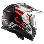 LS2 Blaze Adventure Helmet Gloss Black/White Medium