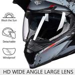 ILM Dual Sport Full Face Motorcycle Helmet