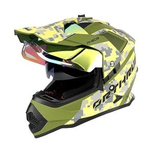 Dual Sport Multicam Adventure Motorcycle Helmet - XL