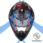 ILM Dual Sport Full Face Motorcycle Helmet