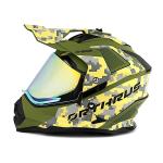 Dual Sport Multicam Adventure Motorcycle Helmet - XL