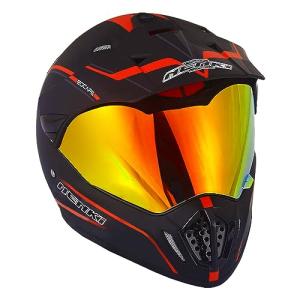 NENKI DOT Approved Off-Road Motorcycle Helmet - Red