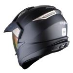 1Storm Dual Sport Full Face Motorcycle Helmet Black