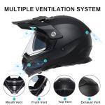 TRIANGLE Dual Sport Full Face Motorcycle Helmet