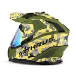 Dual Sport Multicam Adventure Motorcycle Helmet - XL