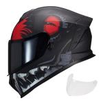 JQF Gear Full Face Dual Visor Motorcycle Helmet