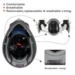 NENKI DOT Approved Off-Road Motorcycle Helmet - Red