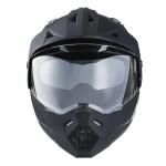 1Storm Kids Dual Sport Full Face Helmet - Matt Black