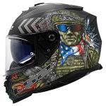 LS2 Assault Full Face Motorcycle Helmet - Commando Black Camo