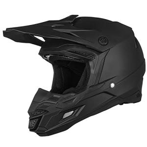 ILM Full Face Dirt Bike Helmet - Matte Black
