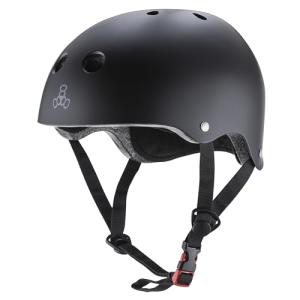 Triple Eight Dual Certified Helmet - Black Matte