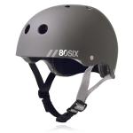 80Six Kids' Dual Certified Grey Matte Helmet