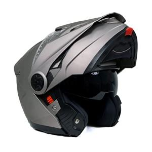 Milwaukee Silver Ominous Advanced Dual Sport Helmet