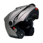 Milwaukee Silver Ominous Advanced Dual Sport Helmet