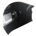1Storm Modular Full Face Motorcycle Helmet XL: HB89 Matt Black
