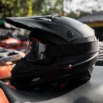 ILM Full Face Dirt Bike Helmet - Matte Black