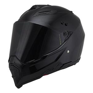 Woljay Dual Sport Off-Road Motorcycle Helmet, Black