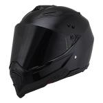 Woljay Dual Sport Off-Road Motorcycle Helmet, Black