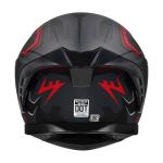 MXJ Gear Modular Full Face Helmet - Matte Red