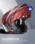 ILM Modular Full Face Motorcycle Helmet with Pinlock
