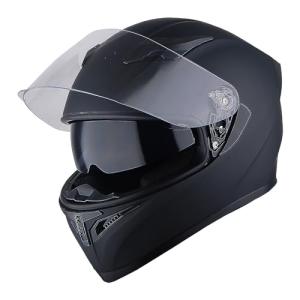 1STorm Matt Black Dual Visor Full Face Helmet