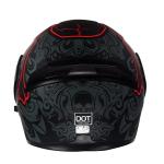 Dual Visor Flip-Up Full Face Motorcycle Helmet