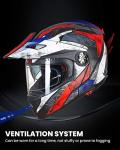ILM Modular Full Face Motorcycle Helmet with Pinlock