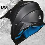 ILM Motocross Helmet with Camera Mount - Matte Black