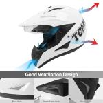 TCMT DOT Approved Full Face Off-Road Helmet
