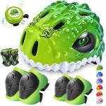 Kids Bike Helmet Set with Protective Gear for Sports