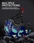 Kids' Dinosaur Skateboard Helmet for Ages 1-8