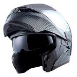 1Storm Carbon Fiber Modular Full Face Helmet with Bluetooth