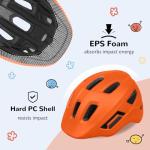 Kids' Adjustable Multisport Helmet - Orange